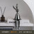 Statue nordique lapin Moderne - Statue de Lapin en Céramique - Élément Nordique