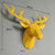 Statue animal muraux Cerf 3D Miniature,Décoration Murale, Figurine d'Animal