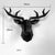 Statue animal muraux Cerf 3D Miniature,Décoration Murale, Figurine d'Animal