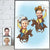Tableau Personnalisé Famille Football - Super Hero Fantastique Pour Enfant