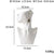 Vase Abstrait en Céramique Moderne: Visage Latéral - Fleurs Séchées