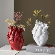 Statue nordique coeur Moderne - Vase en Forme de Cœur Humain - Art Anatomique