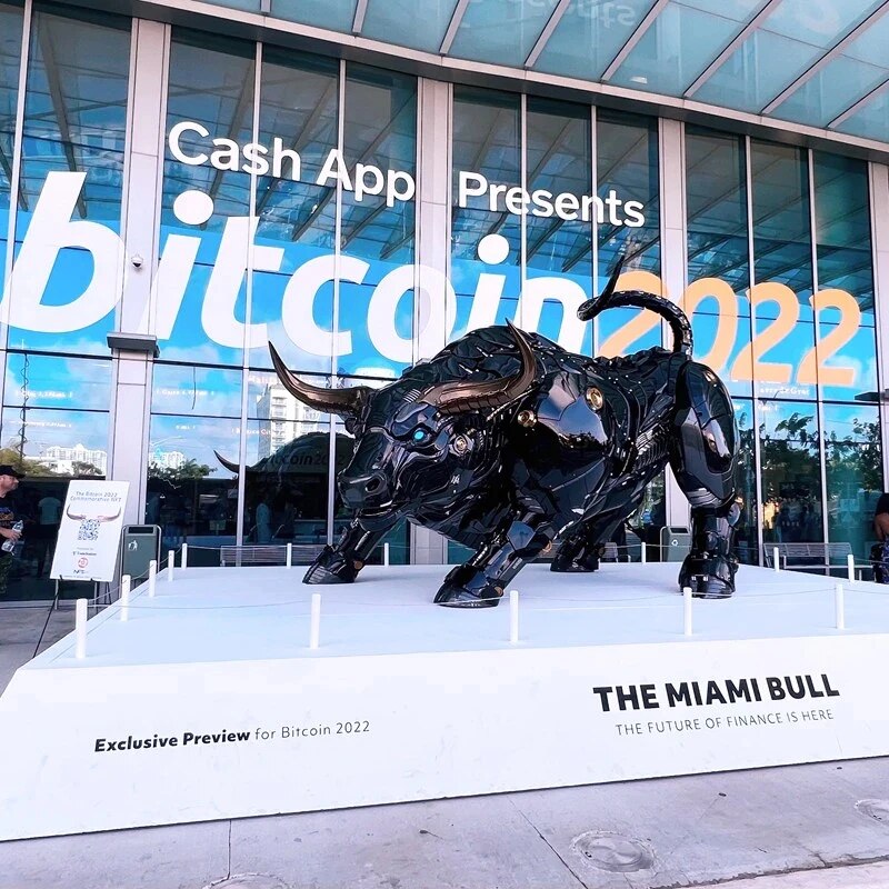 Statue Taureau de Miami, Sculpture de Bureau, Décoration de la Maison, Pièces de Monnaie, Danemark ge, Wall Street, OX Bitcoin, 20cm