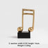 Statue instrument de musique d'Art Décoratif & Note de Musique: Accessoires pour Salon, Armoire à Vin & Bureau