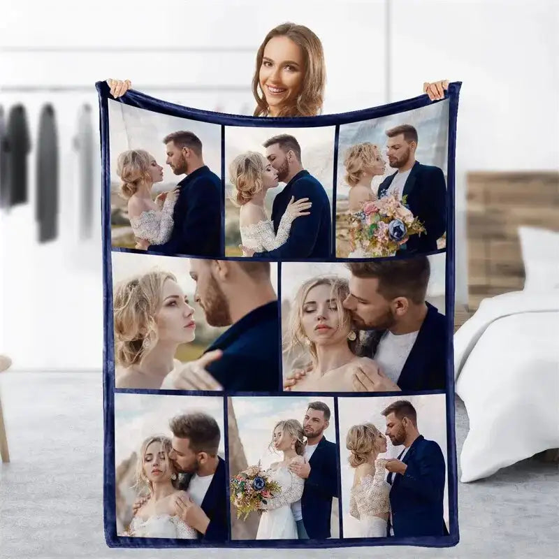 Plaid Douceur Personnalisée - Montrez Votre Amour Avec Chaleur