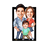 Tableau Personnalisé Famille Portrait en Bois 3D