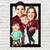Tableau Personnalisé Famille Portrait en Bois 3D
