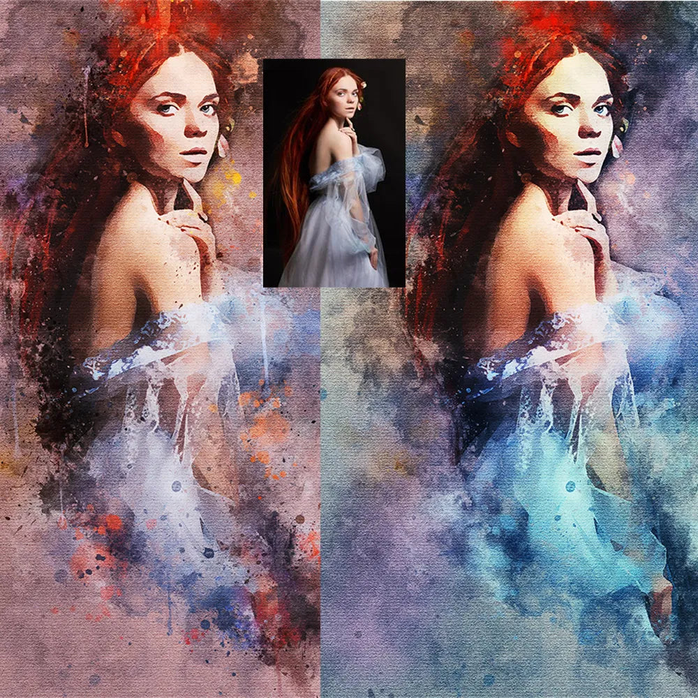 Votre Portrait Artistique Sur Toile