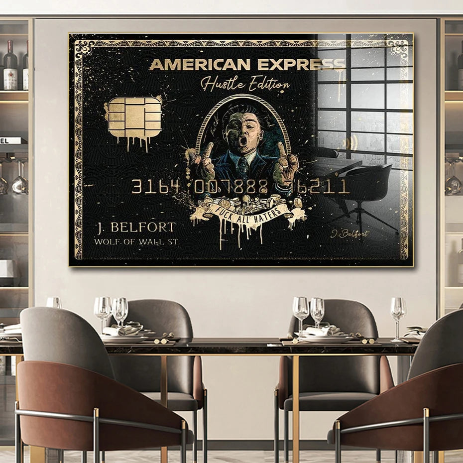 Affiche Loup de Wall Street Expressif