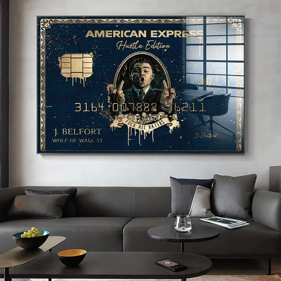 Affiche Loup de Wall Street Expressif