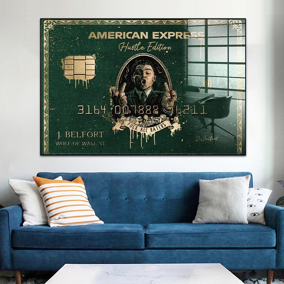 Affiche Loup de Wall Street Expressif