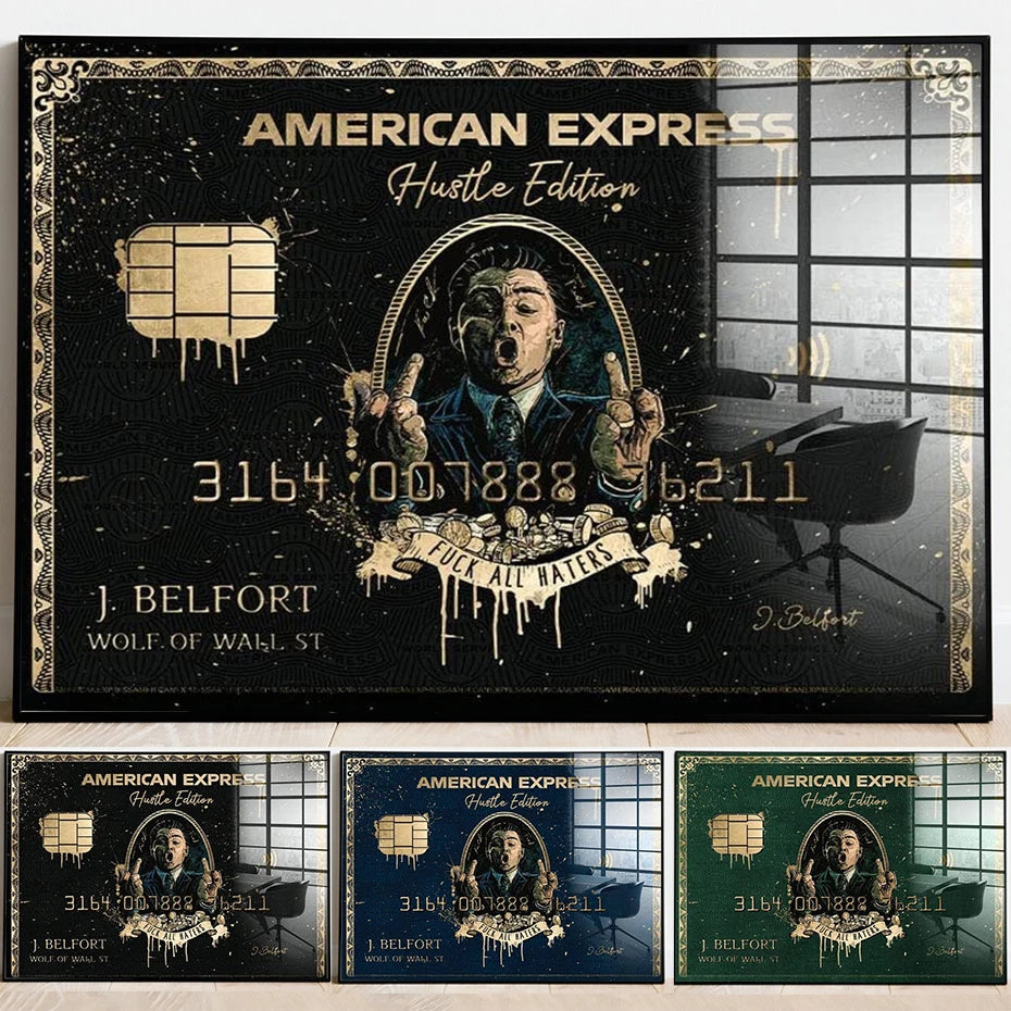 Affiche Loup de Wall Street Expressif