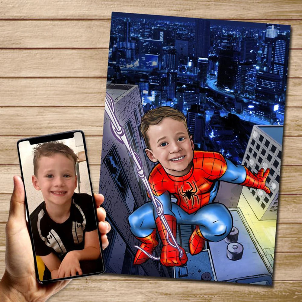 Impressions Artistiques Spiderman Sorcier