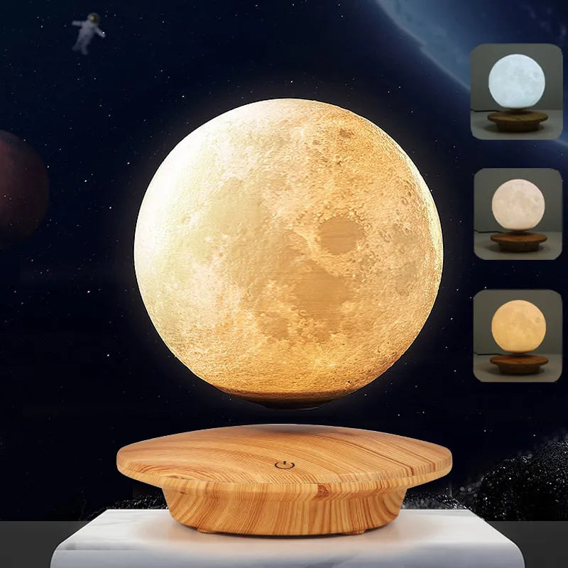 Lampe Envoûtante Lune en Lévitation