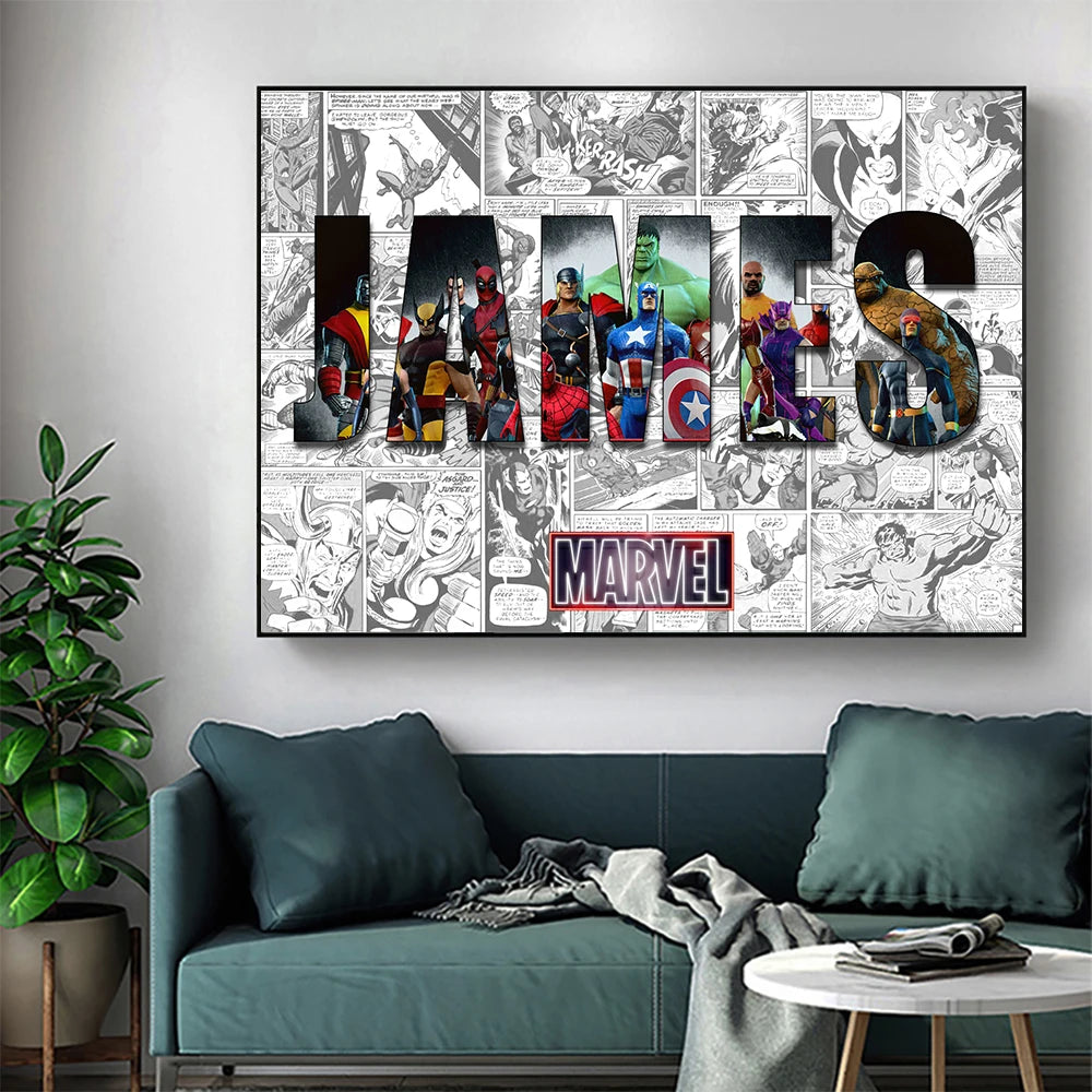 Marvel Heros - Affiches d'Art Magnifiques