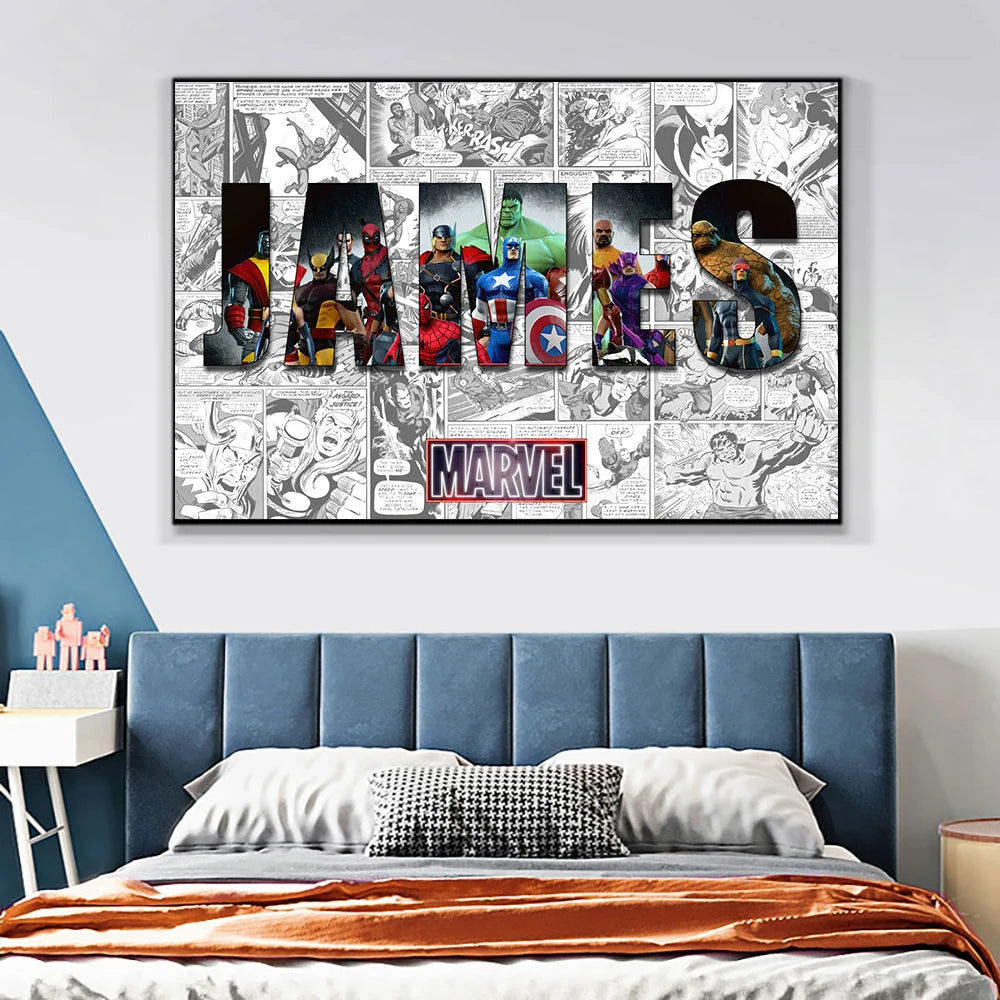 Marvel Heros - Affiches d'Art Magnifiques