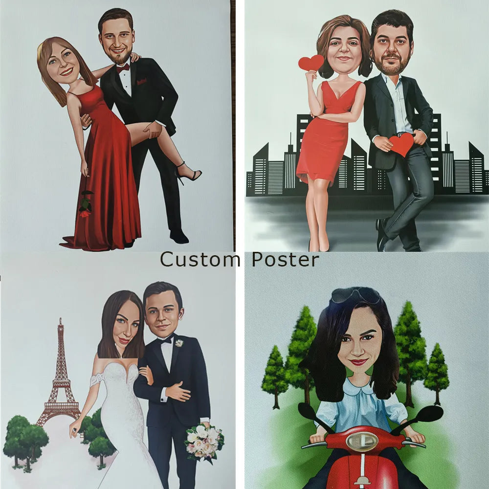 Affiche Duo Moto - Adoré par les Amoureux
