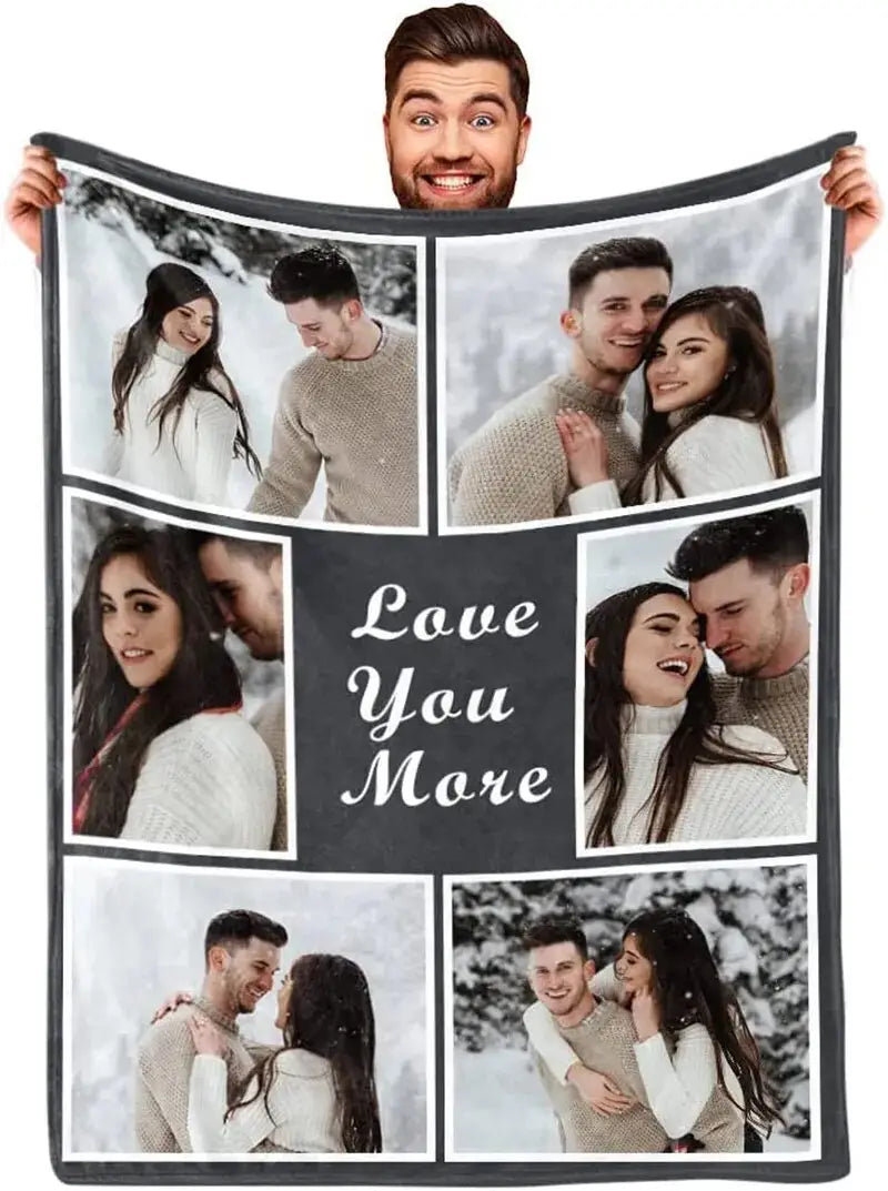 Douillette Affection: Plaid Personnalisé Pour Les Couples