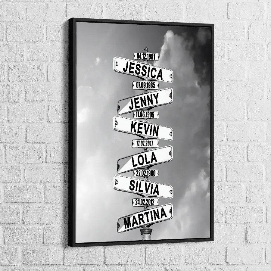 Tableau Vintage Personnalisé