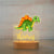 Lampe Personnalisé - Dino-Douceur Veilleuse Personnalisée Bébés