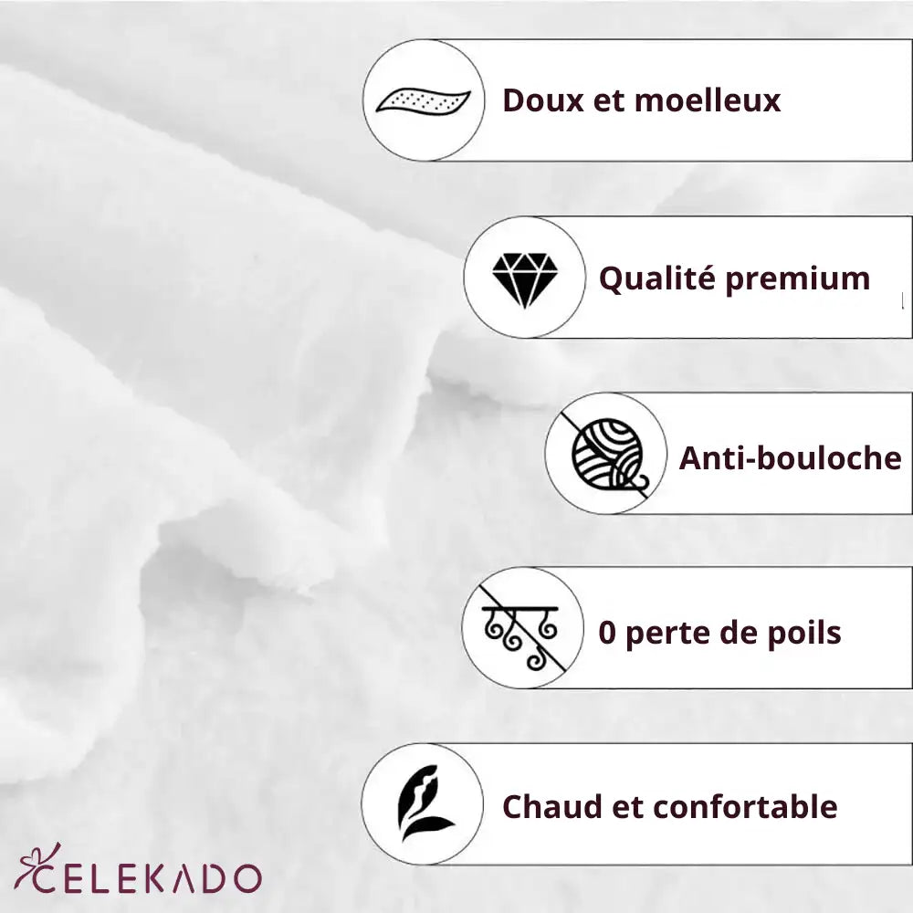 Douillette Affection: Plaid Personnalisé Pour Les Couples