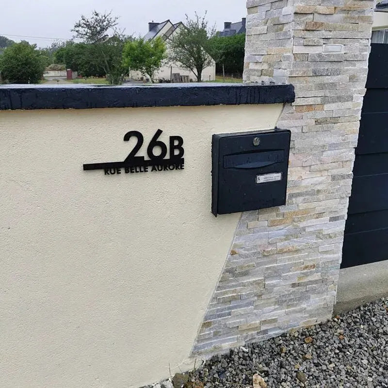 Plaque Adresse Personnalisée Élegant