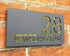 Luxe en Plein Air: Plaque Décorative Extérieure Personnalisable
