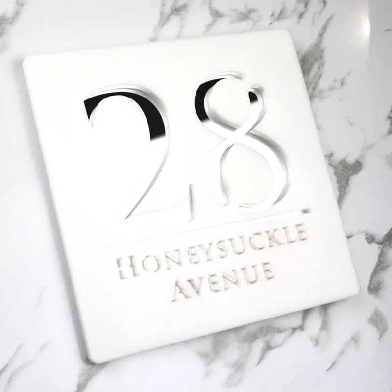 Plaque de Porte Luxueuse Personnalisée