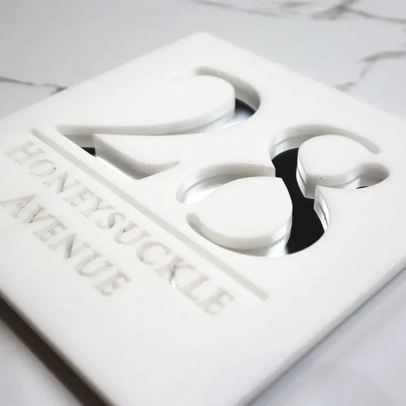 Plaque de Porte Luxueuse Personnalisée