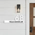 Élégance Moderne: Plaque Numéro Maison