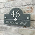Plaque D'Adresse Personnalisée de Luxe