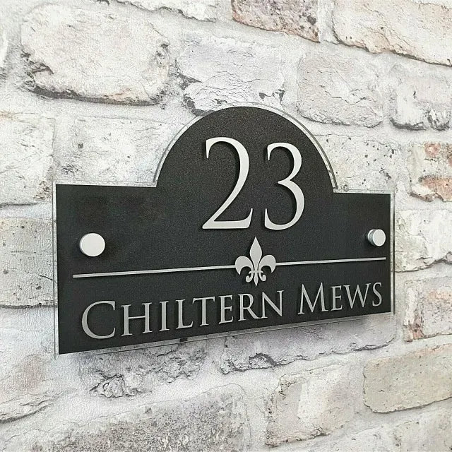 Plaque D'Adresse Personnalisée de Luxe