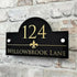 Plaque D'Adresse Personnalisée de Luxe