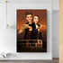 Romance d'Art: Tableau de Caricatures Personnalisé pour Couple